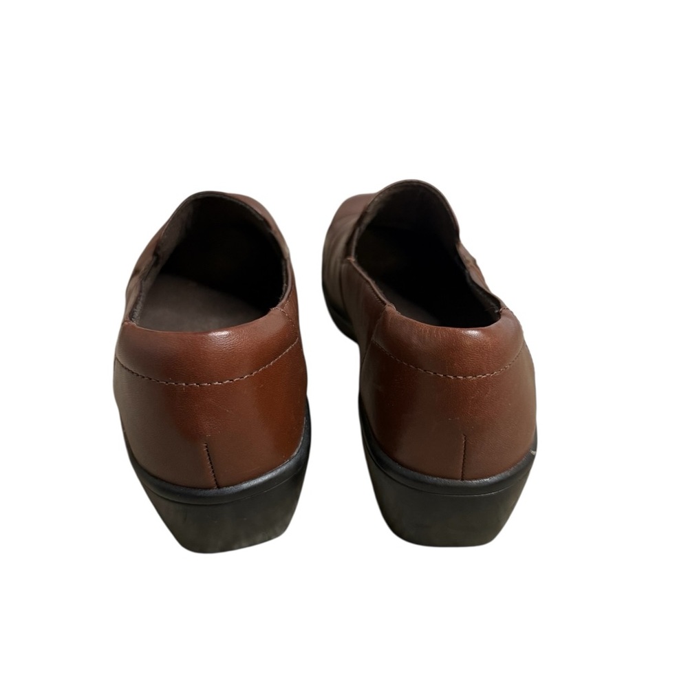 Clarks Super Comfy Casual Women's Brown Leather Slip-On Loafers - Picture 5 of 8